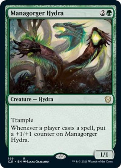 Managorger Hydra Commander 2021 Magic card