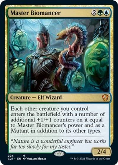 Master Biomancer Commander 2021 Magic card