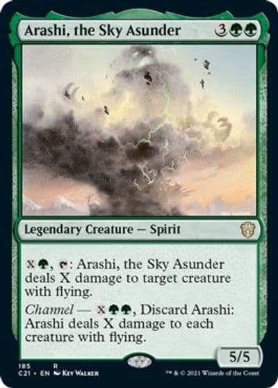 Arashi the Sky Asunder Commander 2021 Magic card