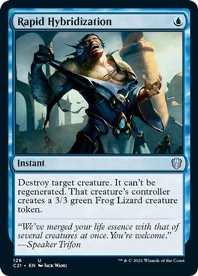 Rapid Hybridization Commander 2021 Magic card