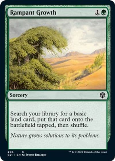 Rampant Growth Commander 2021 Magic card
