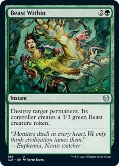 Beast Within Commander 2021 Magic card
