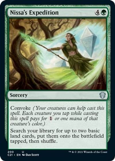 Nissas Expedition Commander 2021 Magic card