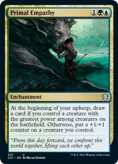 Primal Empathy Commander 2021 Magic card