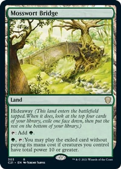Mosswort Bridge Commander 2021 Magic card
