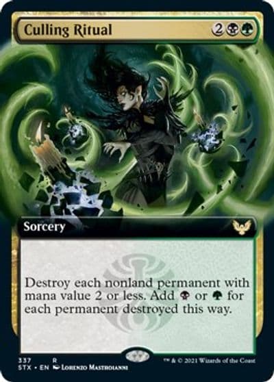 Culling Ritual Extended Art Strixhaven: School of Mages Magic card