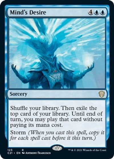 Minds Desire Commander 2021 Magic card