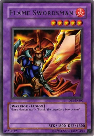 Flame Swordsman Dark Beginning 1 Yu-Gi-Oh! card