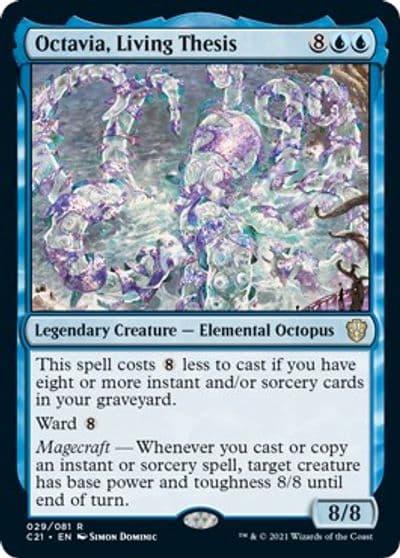 Octavia Living Thesis Commander 2021 Magic card