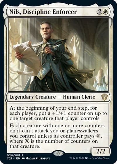 Nils Discipline Enforcer Commander 2021 Magic card