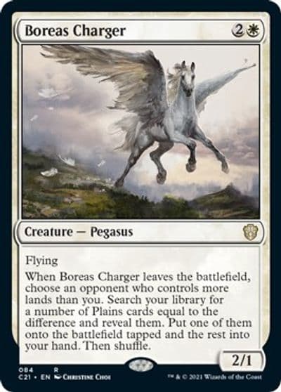 Boreas Charger Commander 2021 Magic card