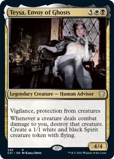 Teysa Envoy of Ghosts Commander 2021 Magic card