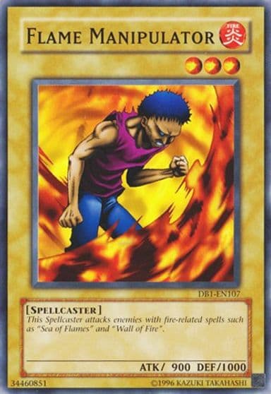 Flame Manipulator Dark Beginning 1 Yu-Gi-Oh! card