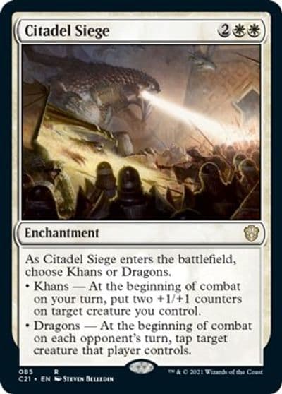 Citadel Siege Commander 2021 Magic card