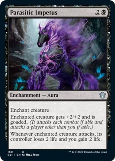 Parasitic Impetus Commander 2021 Magic card