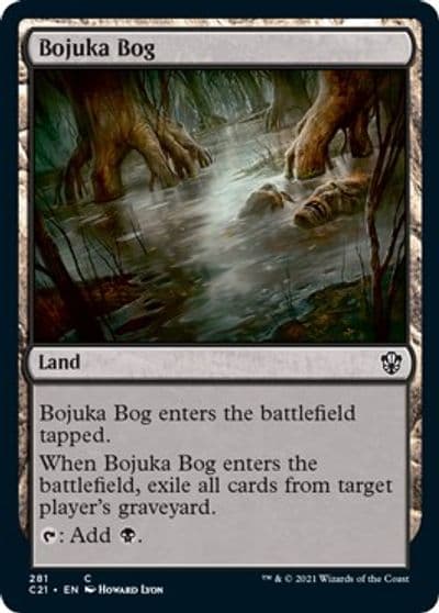 Bojuka Bog Commander 2021 Magic card