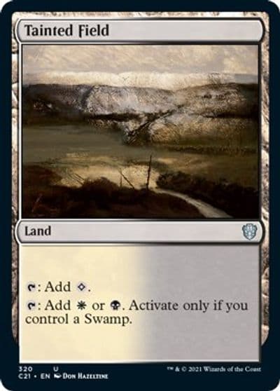 Tainted Field Commander 2021 Magic card