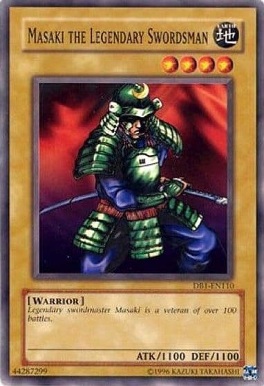 Masaki the Legendary Swordsman Dark Beginning 1 Yu-Gi-Oh! card