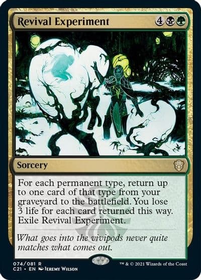 Revival Experiment Commander 2021 Magic card
