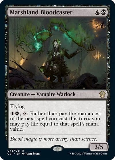 Marshland Bloodcaster Commander 2021 Magic card