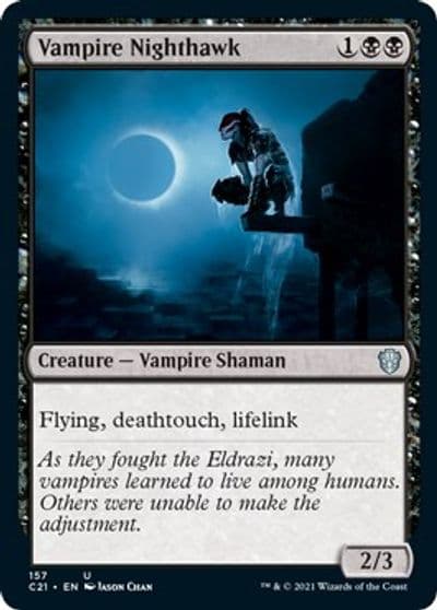 Vampire Nighthawk Commander 2021 Magic card