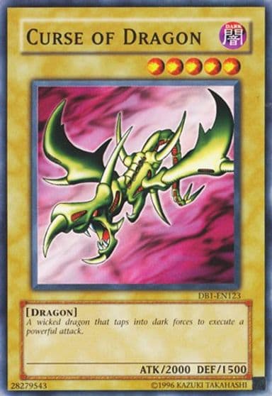 Curse of Dragon Dark Beginning 1 Yu-Gi-Oh! card