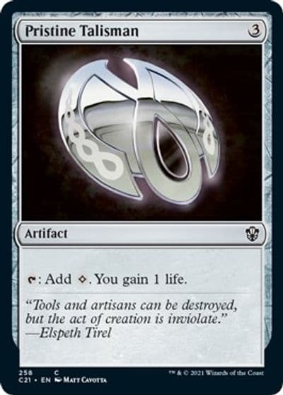 Pristine Talisman Commander 2021 Magic card