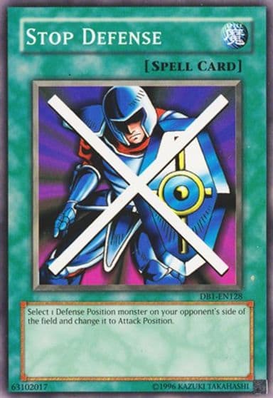 Stop Defense Dark Beginning 1 Yu-Gi-Oh! card