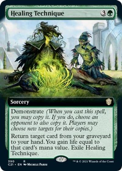 Healing Technique Extended Art Commander 2021 Magic card