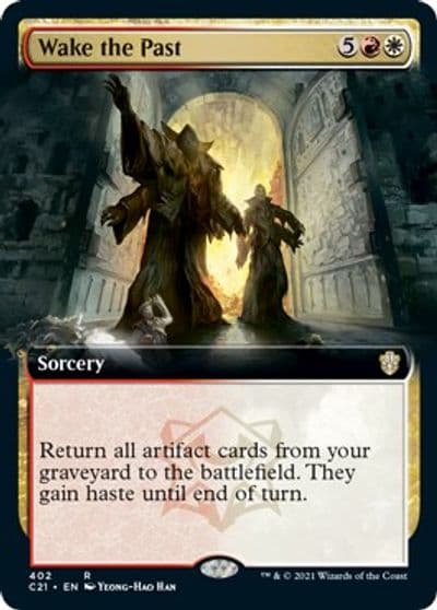 Wake the Past Extended Art Commander 2021 Magic card