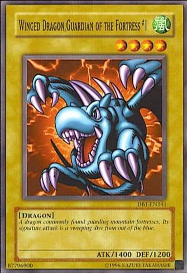 Winged Dragon Guardian of the Fortress 1 Dark Beginning 1 Yu-Gi-Oh! card
