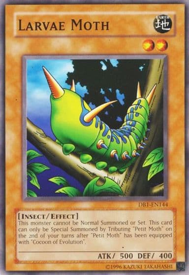 Larvae Moth Dark Beginning 1 Yu-Gi-Oh! card