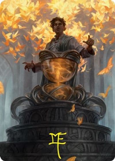 Introduction to Prophecy Art Card Gold Stamped Signature Art Series: Strixhaven Magic card