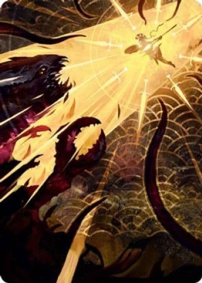 Defiant Strike Art Card Art Series: Strixhaven Magic card