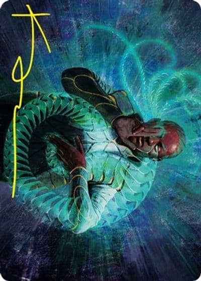 Biomathematician Art Card Gold Stamped Signature Art Series: Strixhaven Magic card