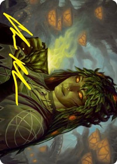 Dina Soul Steeper Art Card Gold Stamped Signature Art Series: Strixhaven Magic card