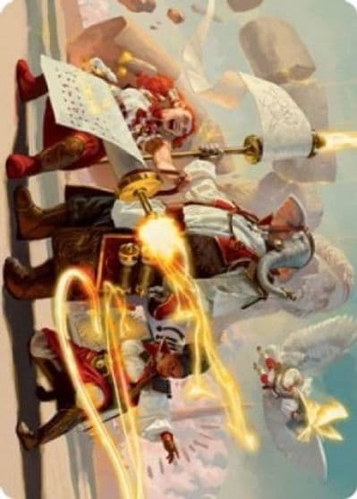 Lorehold Command Art Card Art Series: Strixhaven Magic card