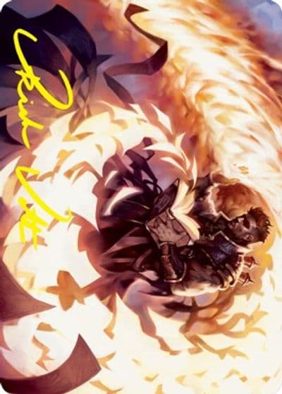Revel in Silence Art Card Gold Stamped Signature Art Series: Strixhaven Magic card