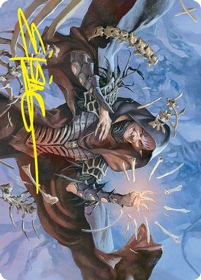 Valentin Dean of the Vein Art Card Gold Stamped Signature Art Series: Strixhaven Magic card