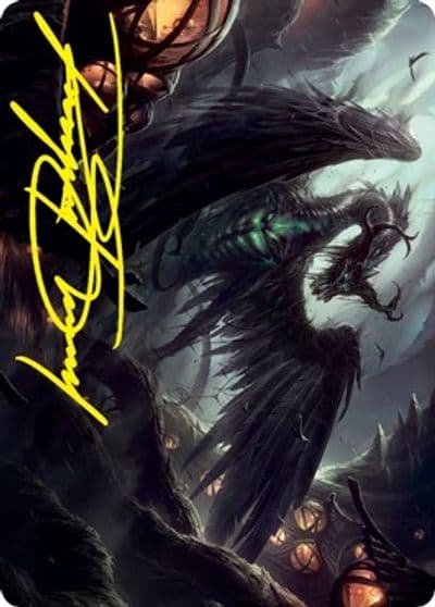 Beledros Witherbloom Art Card Gold Stamped Signature Art Series: Strixhaven Magic card