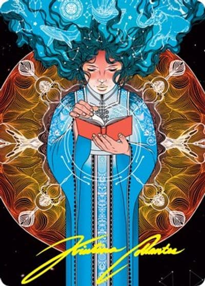 Memory Lapse Art Card Gold Stamped Signature Art Series: Strixhaven Magic card