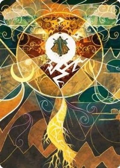 Lightning Bolt Art Card Art Series: Strixhaven Magic card