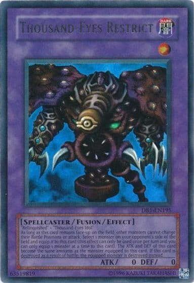 Thousand Eyes Restrict Dark Beginning 1 Yu-Gi-Oh! card