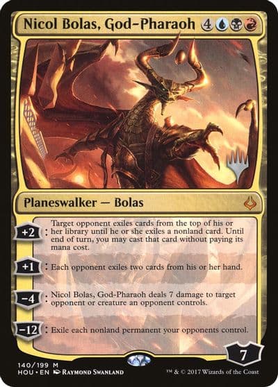 Nicol Bolas God Pharaoh Promo Pack: Strixhaven Magic card