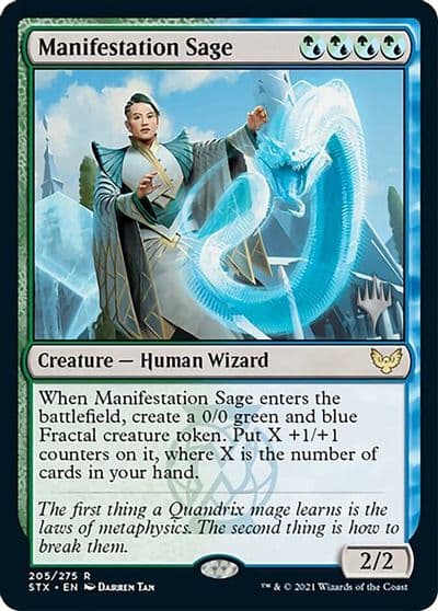 Manifestation Sage Promo Pack: Strixhaven Magic card
