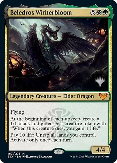 Beledros Witherbloom Promo Pack: Strixhaven Magic card