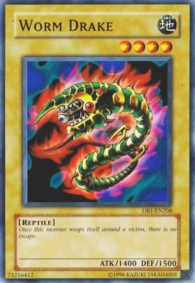 Worm Drake Dark Beginning 1 Yu-Gi-Oh! card