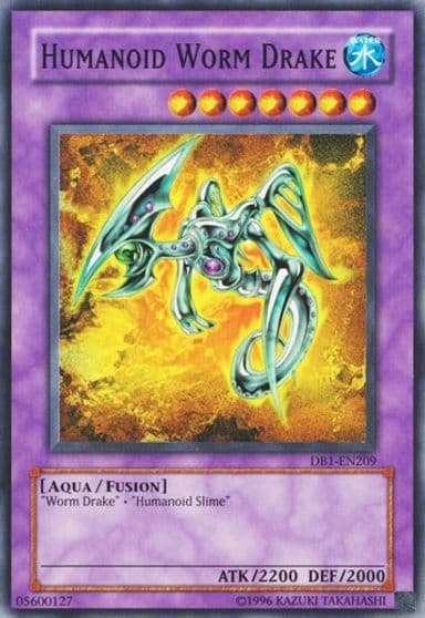 Humanoid Worm Drake Dark Beginning 1 Yu-Gi-Oh! card