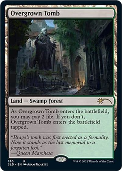 Overgrown Tomb Secret Lair Drop Series Magic card