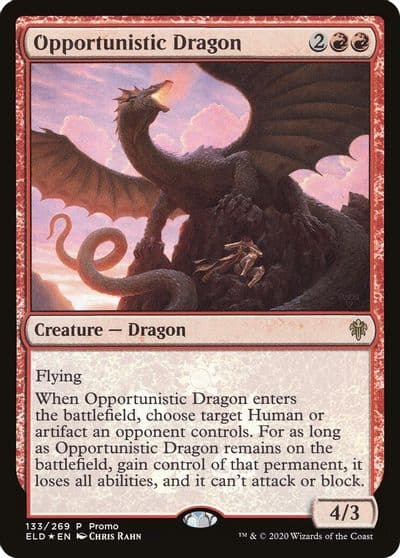 Opportunistic Dragon Media Promos Magic card